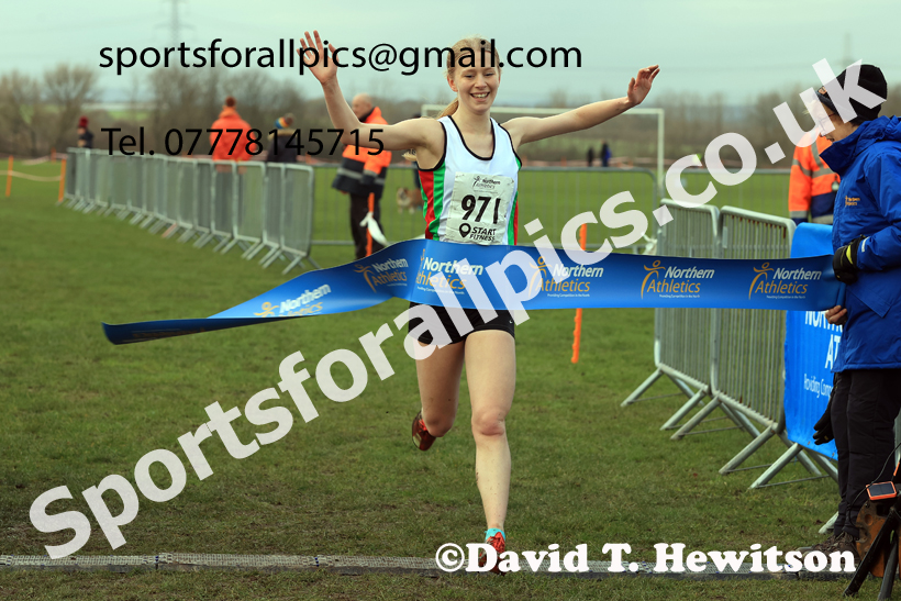 Junior Womens 2026 Northern Cross Country Champs., Pontefract Racecourse, Pontefract. Photo: David T. Hewitson/Sports for All Pics